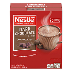 Nestle Hot Cocoa Mix, Dark Chocolate, 0.71 oz, 50/Box (70060)