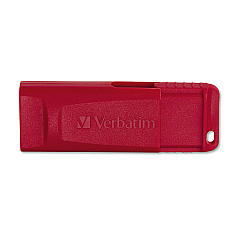 Verbatim Store 'n' Go USB Flash Drive, 64 GB, Red (97005)