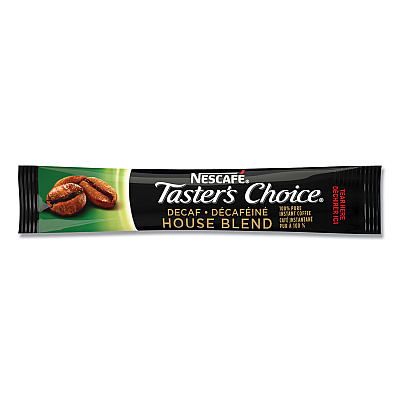 Nescafe Taster's Choice Stick Pack, Decaf, 0.06oz, 80/Box (66488)