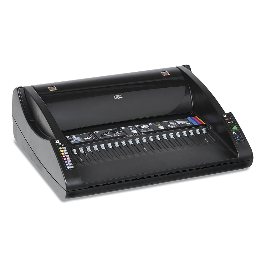 GBC CombBind C110E Electric Binding Machine, 330 Sheets, 15.44 x 12.38 x 4.78, Black (7704250)