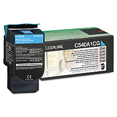 Lexmark C540A1CG Cyan Toner Cartridge