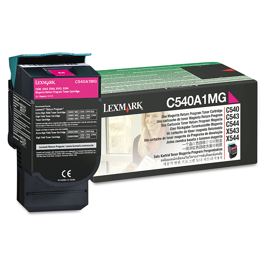 Lexmark C540A1MG Magenta Toner Cartridge