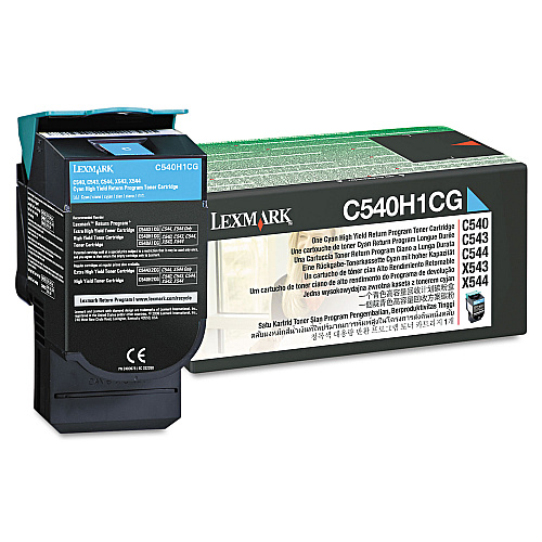 Lexmark C540H1CG Cyan Toner Cartridge