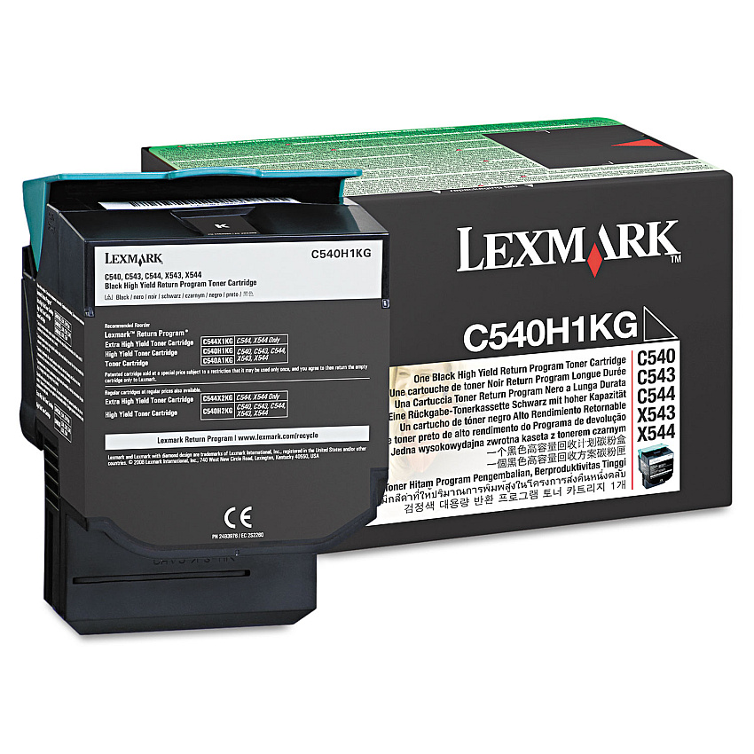 Lexmark C540H1KG Black Toner Cartridge