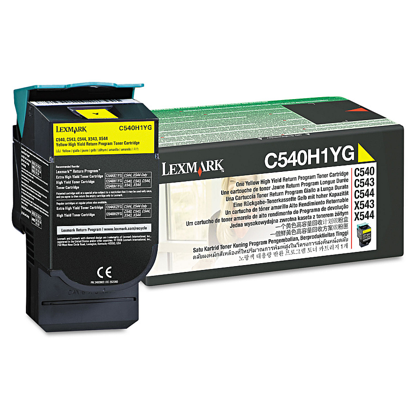 Lexmark C540H1YG Yellow Toner Cartridge