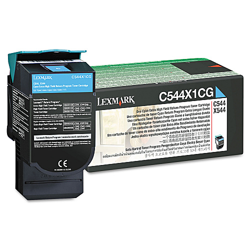 Lexmark C544X1CG Cyan Toner Cartridge