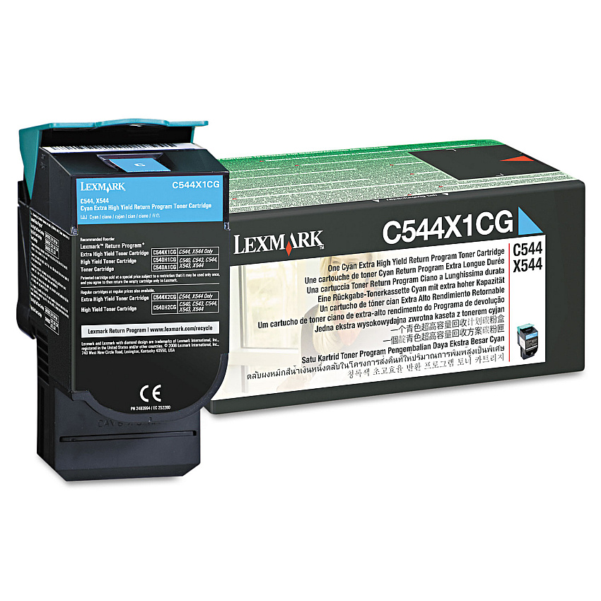 Lexmark C544X1CG Cyan Toner Cartridge