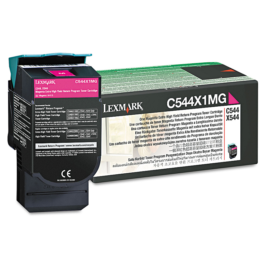 Lexmark C544X1MG Magenta Toner Cartridge