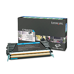 Lexmark C734A2CG Cyan Toner Cartridge