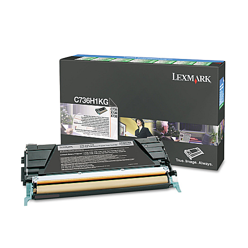 Lexmark C736H2KG Black Toner Cartridge