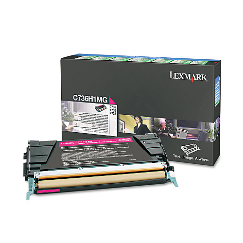 Lexmark C736H2MG Magenta Toner Cartridge