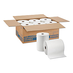 Georgia Pacific Professional Paper Towel High Capacity Rolls, 1-Ply, 10" x 800 ft, White, 6 Rolls/Carton (89460)