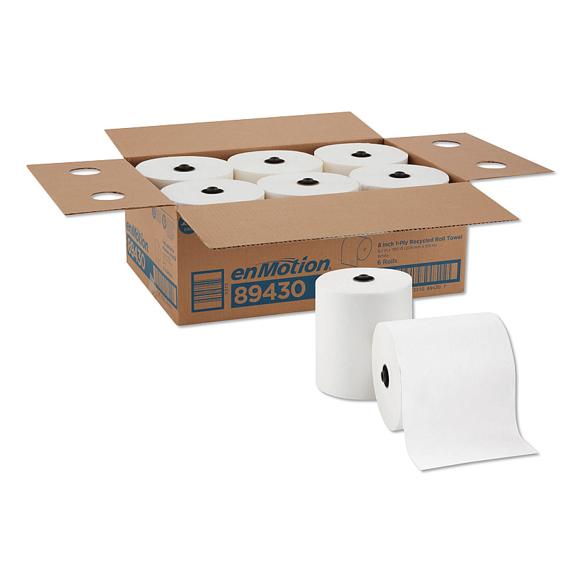 Georgia Pacific Professional EPA Compliant Paper Towel, 8.25" x 700 ft, White, 6 Packs/Carton (89430)