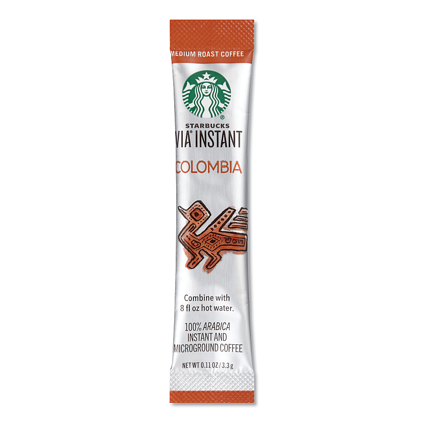Starbucks VIA Ready Brew Coffee, 3/25oz, Colombia, 8/Box (11019881)
