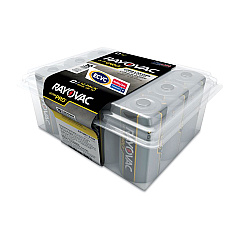AbilityOne 6135008357210, Alkaline D Batteries, 12/Pack