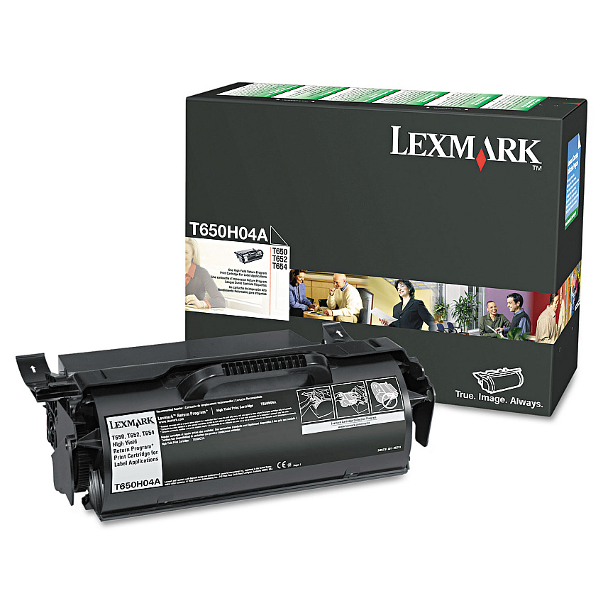 Lexmark T650H04A Black Toner Cartridge