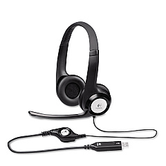 Logitech H390 USB Headset w/Noise-Canceling Microphone (981000014)