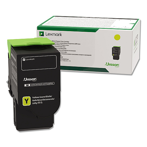 Lexmark 78C0U40 Yellow Toner Cartridge