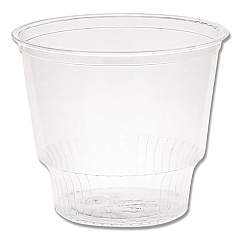 Pactiv Evergreen EarthChoice Recycled Clear Plastic Sundae Dish, 12 oz, Clear, 50 Dishes/Bag, 20 Bag/Carton (YPS12C)