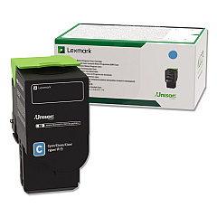 Lexmark 78C1UC0 Cyan Toner Cartridge