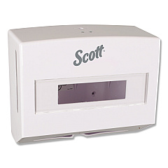 Scottfold Folded Towel Dispenser, 10.75 x 4.75 x 9, White (09214)