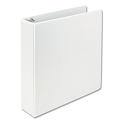 Samsill Earth's Choice Biobased D-Ring View Binder, 3 Rings, 2" Capacity, 11 x 8.5, White (16967)