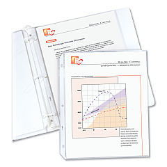 C-Line Standard Weight Polypropylene Sheet Protectors, Clear, 2", 11 x 8.5, 100/Box (62027)