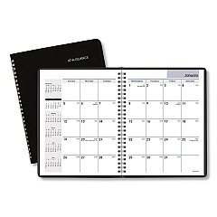 AT-A-GLANCE DayMinder Monthly Planner with Notes Column, Ruled Blocks, 8.75 x 7, Black Cover, 12-Month (Jan to Dec): 2023 (G40000)