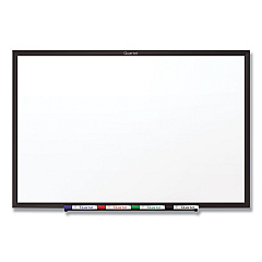 Quartet Classic Series Total Erase Dry Erase Board, 96 x 48, White Surface, Black Frame (S538B)
