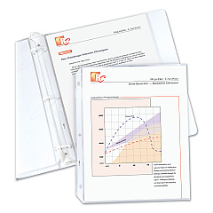 C-Line Standard Weight Polypropylene Sheet Protectors, Non-Glare, 2", 11 x 8.5, 100/Box (62048)