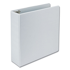 Samsill Earth's Choice Biobased D-Ring View Binder, 3 Rings, 3" Capacity, 11 x 8.5, White (16987)
