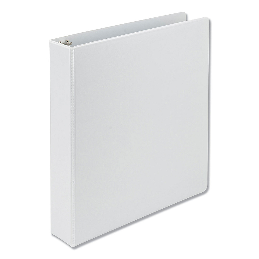 Samsill Earth's Choice Biobased D-Ring View Binder, 3 Rings, 1.5" Capacity, 11 x 8.5, White (16957)