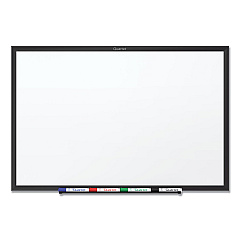 Quartet Classic Series Total Erase Dry Erase Board, 36 x 24, White Surface, Black Frame (S533B)