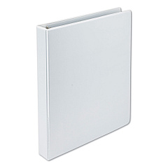 Samsill Earth's Choice Biobased D-Ring View Binder, 3 Rings, 1" Capacity, 11 x 8.5, White (16937)
