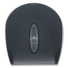 Georgia Pacific Professional Jumbo Jr. Bathroom Tissue Dispenser, Single Roll, 10.6" x 5.4" x 11.3", Translucent Smoke (59009)