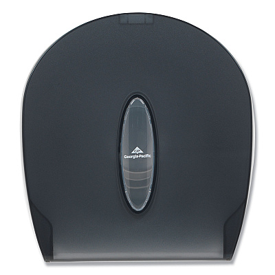 Georgia Pacific Professional Jumbo Jr. Bathroom Tissue Dispenser, Single Roll, 10.6" x 5.4" x 11.3", Translucent Smoke (59009)