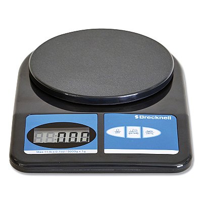 Brecknell Model 311 -- 11 lb. Postal/Shipping Scale, Round Platform, 6" dia
