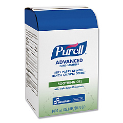 AbilityOne 8520015223888, PURELL Gel Hand Sanitizer with Aloe, 1,000 mL Pouch, 8/Carton