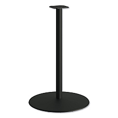 HON Between Round Disc Base for 42" Table Tops, 40.79" High, Black Mica (HBTTD42CBK)