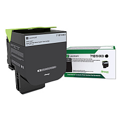 Lexmark 71B1HK0 Black Toner Cartridge