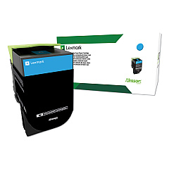 Lexmark 80C0H20 Cyan Toner Cartridge
