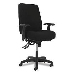 HON Network High-Back Chair, Supports Up to 250 lb, 18.3" to 22.8" Seat Height, Black (VL283A2VA10T)
