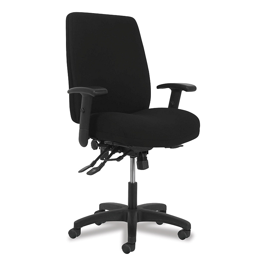 HON Network High-Back Chair, Supports Up to 250 lb, 18.3" to 22.8" Seat Height, Black (VL283A2VA10T)