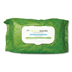 Medline FitRight Select Premium Personal Cleansing Wipes, 8 x 12, Fragrance-Free, White, 48/Pack, 12 Packs/Carton (MSC263625CT)