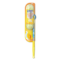 Swiffer Heavy Duty Dusters with Super Extender Handle, 6 ft Handle, 1 Handle/4 Dusters, 4/Carton (77326)