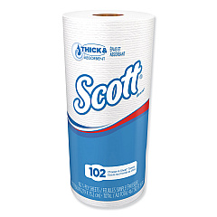 Scott Choose-A-Sheet Mega Kitchen Roll Paper Towels, 1-Ply, 4.8 x 11, White, 102/Roll, 24/Carton (47031)