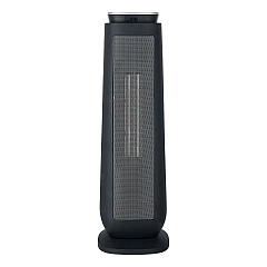 Alera Ceramic Heater Tower with Remote Control, 7.17" x 7.17" x 22.95", Black (ALEHECT24)