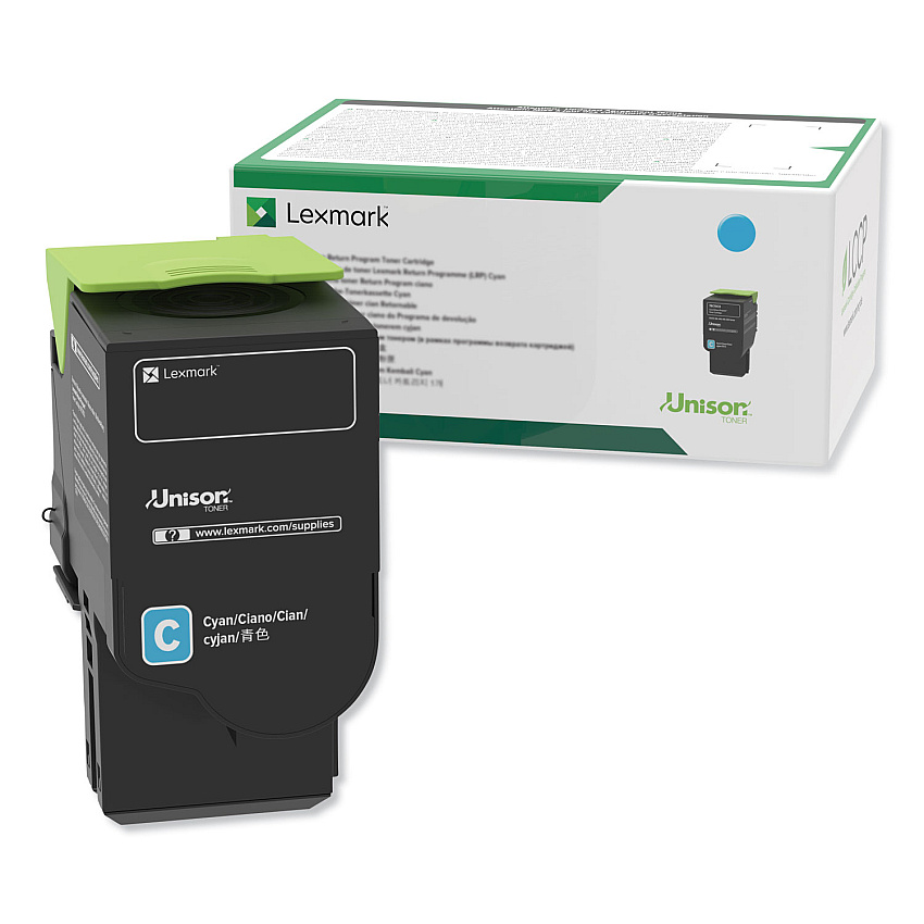 Lexmark 78C1XC0 Cyan Toner Cartridge