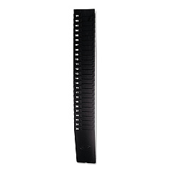 Lathem Time Time Card Rack for 9" Cards, 25 Pockets, ABS Plastic, Black (259EX)