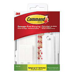 Command Picture Hanging Kit, Assorted Sizes, 24 Pieces/Pack (17221ES)